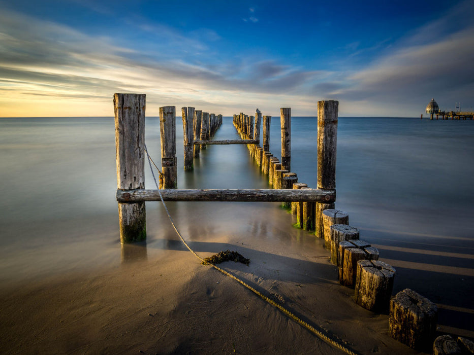 Alter Steg Zingst - CALVENDO Foto-Puzzle'