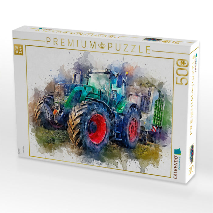 Traktor - CALVENDO Foto-Puzzle'