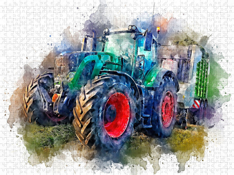 Traktor - CALVENDO Foto-Puzzle'