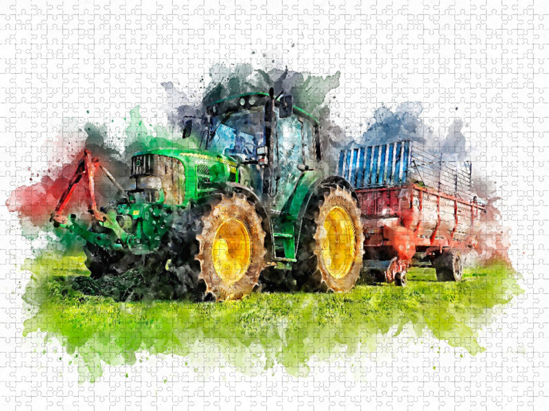 Traktor - CALVENDO Foto-Puzzle'