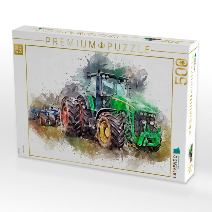 Traktor - CALVENDO Foto-Puzzle'