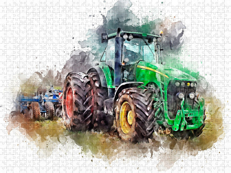 Traktor - CALVENDO Foto-Puzzle'