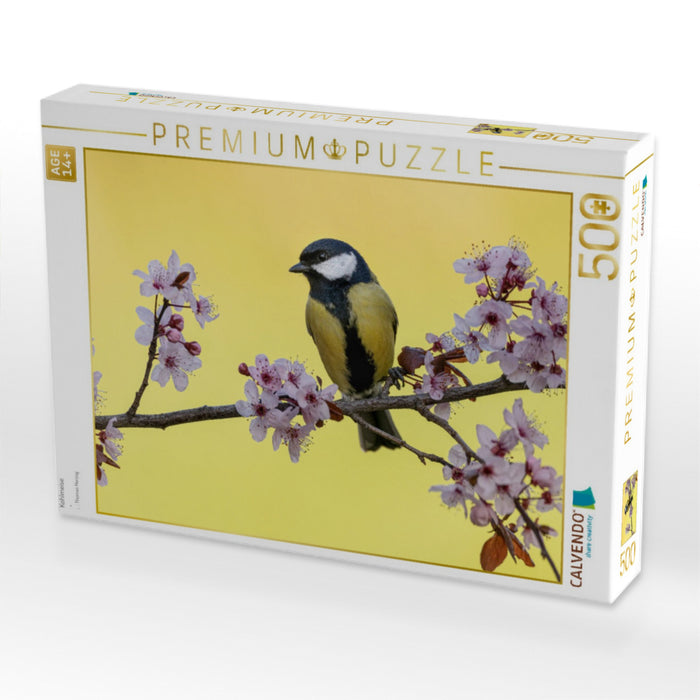 Kohlmeise - CALVENDO Foto-Puzzle'