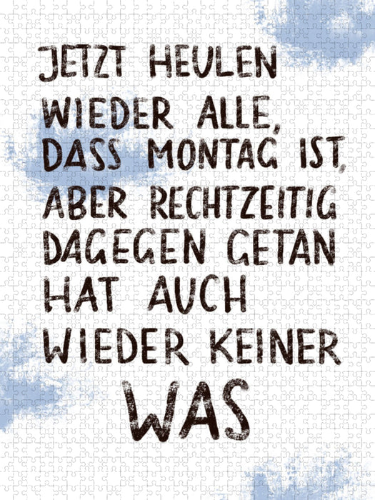 Montag - CALVENDO Foto-Puzzle'