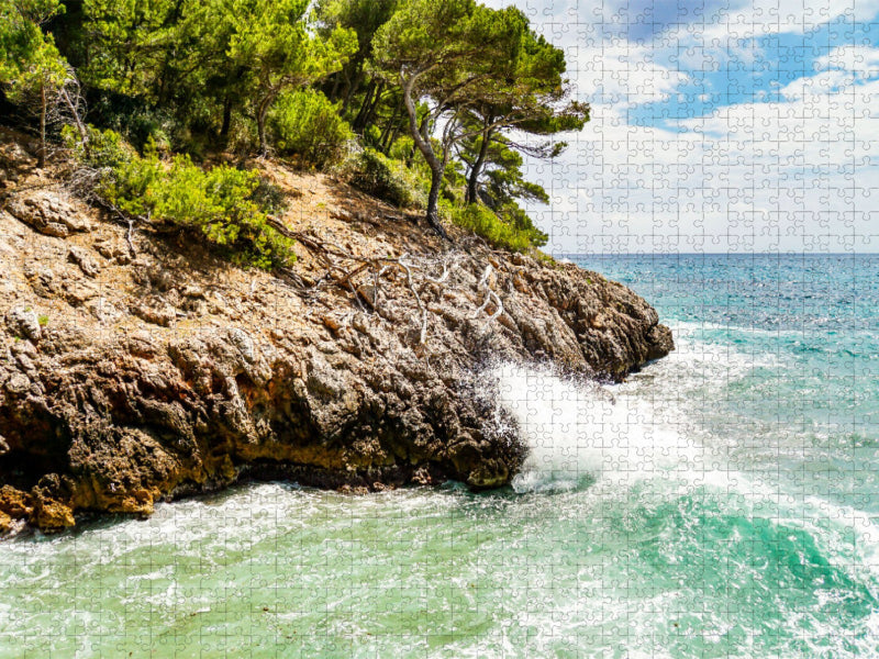 Küste bei Canyamel - CALVENDO Foto-Puzzle'
