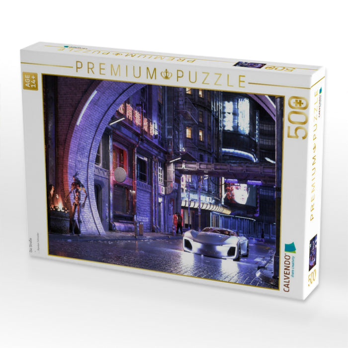 Die Straße - CALVENDO Foto-Puzzle'