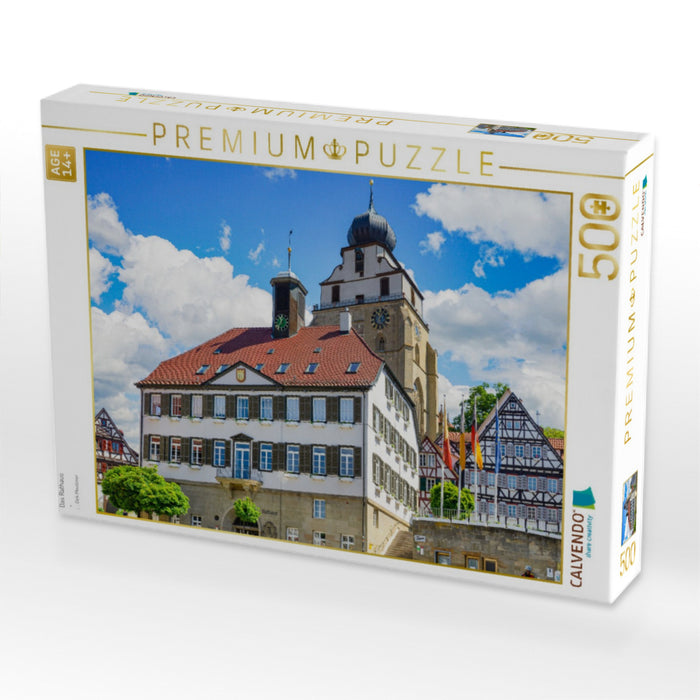 Das Rathaus - CALVENDO Foto-Puzzle'