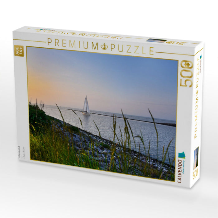 Hafeneinfahrt - CALVENDO Foto-Puzzle'