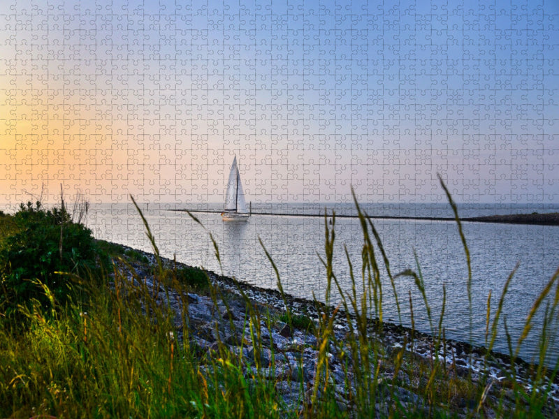 Hafeneinfahrt - CALVENDO Foto-Puzzle'