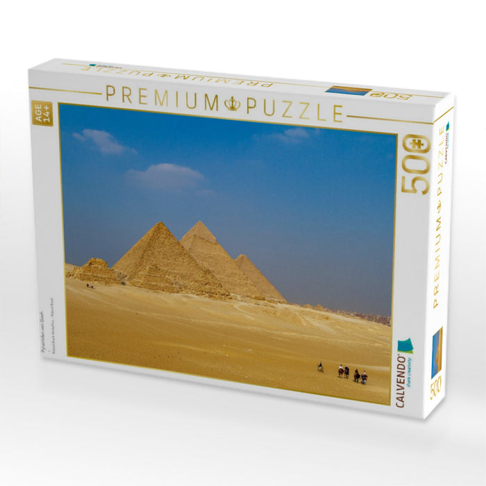 Pyramiden von Gizeh - CALVENDO Foto-Puzzle'