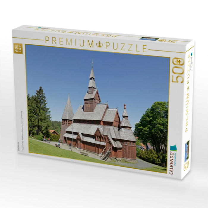 Stabkirche - CALVENDO Foto-Puzzle'