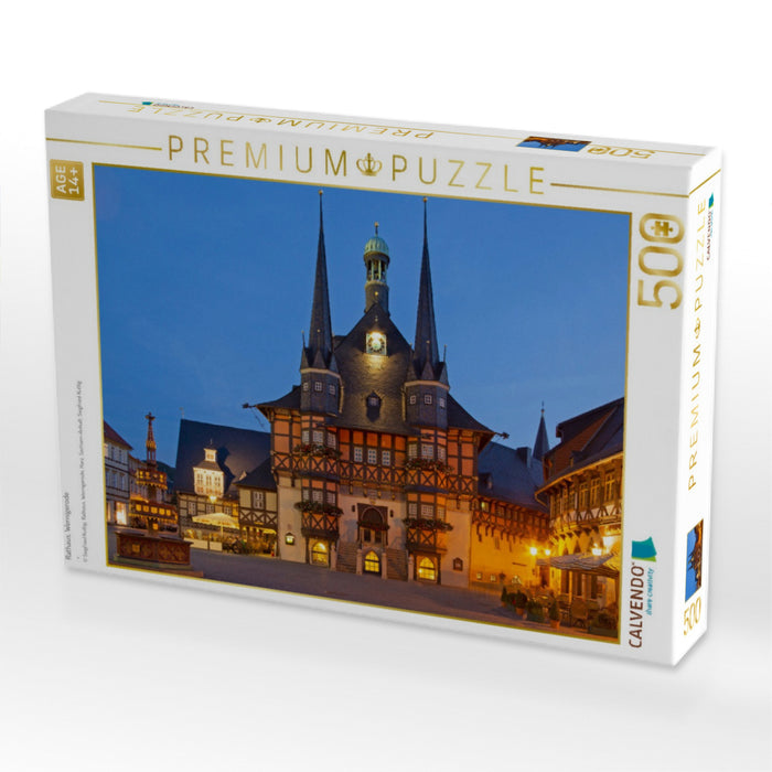 Rathaus, Wernigerode - CALVENDO Foto-Puzzle'