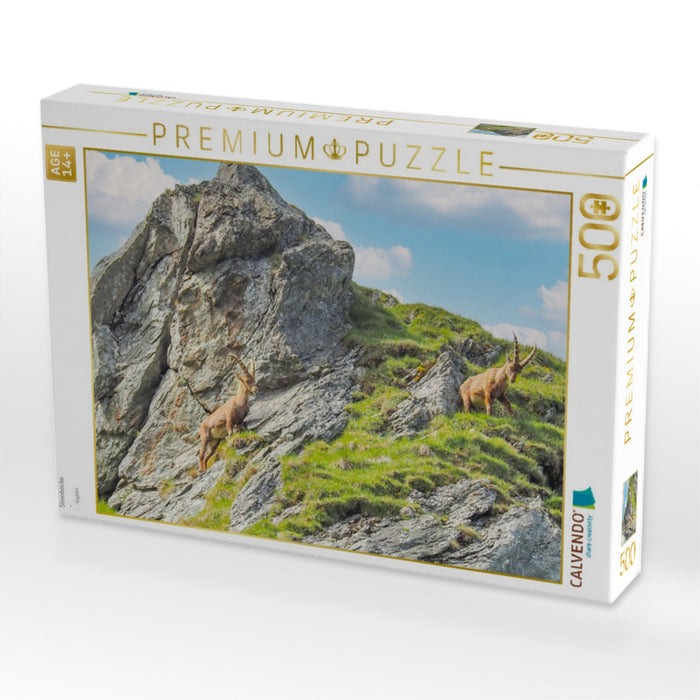 Steinböcke - CALVENDO Foto-Puzzle'