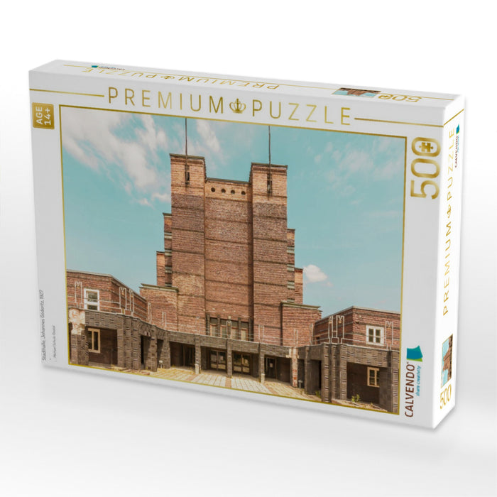 Stadthalle, Johannes Göderitz, 1927 - CALVENDO Foto-Puzzle'