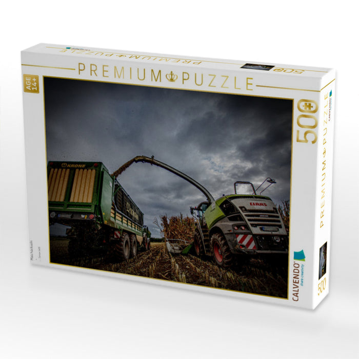 Mais häckseln - CALVENDO Foto-Puzzle'