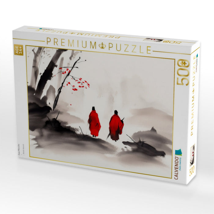 Zwei Mönche - CALVENDO Foto-Puzzle'