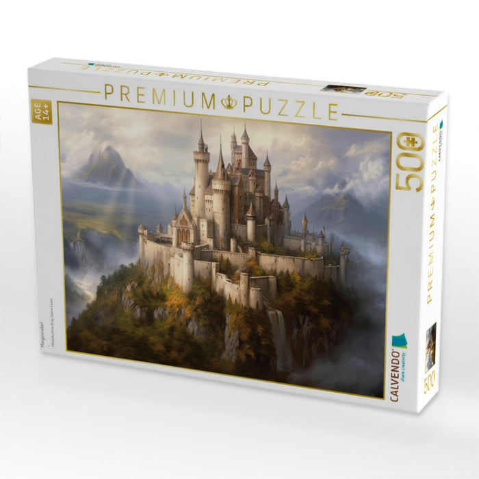 Morgennebel - CALVENDO Foto-Puzzle'
