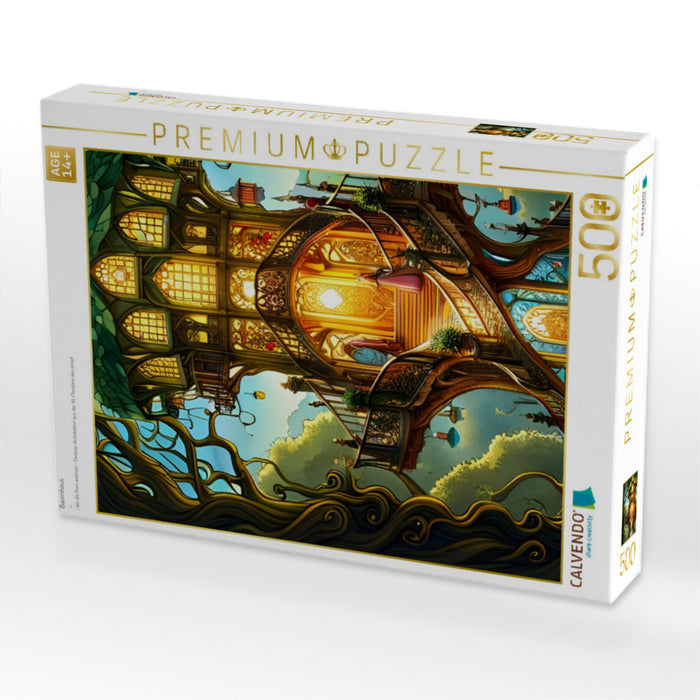 Baumhaus - CALVENDO Foto-Puzzle'
