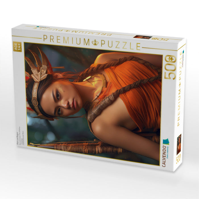 Pfeil und Bogen - CALVENDO Foto-Puzzle'