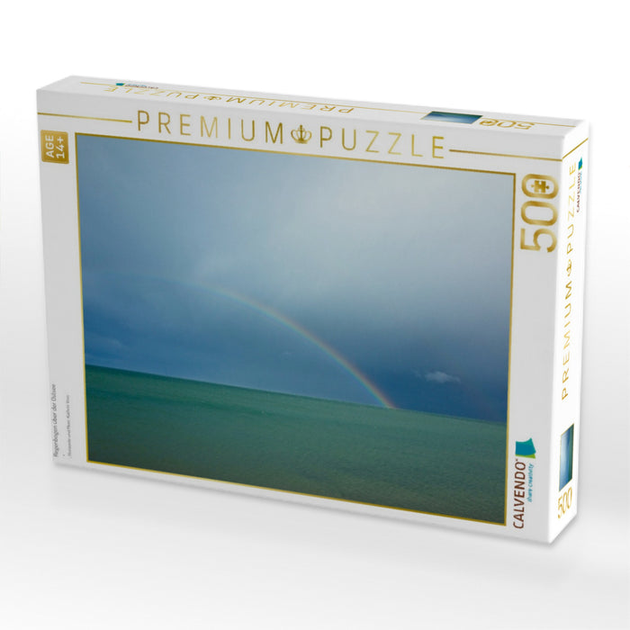 Regenbogen über der Ostsee - CALVENDO Foto-Puzzle'