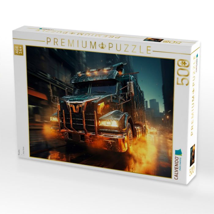Trucks - CALVENDO Foto-Puzzle'