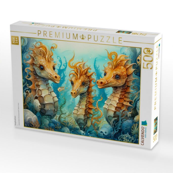 Seepferdchen - CALVENDO Foto-Puzzle'