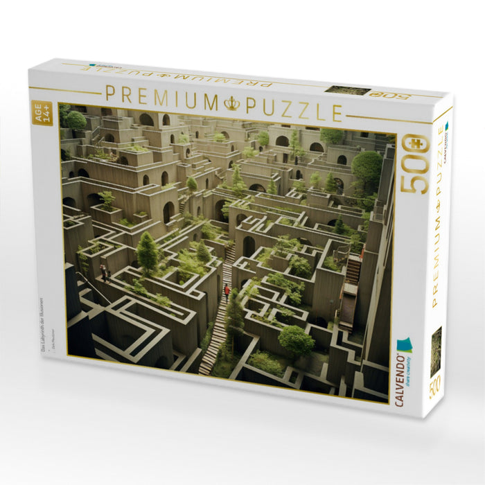 Das Labyrinth der Illusionen - CALVENDO Foto-Puzzle'
