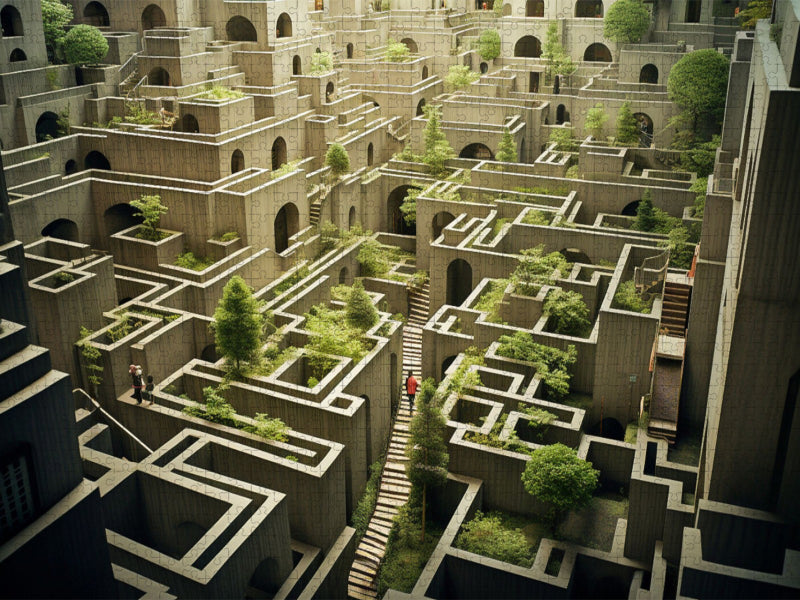 Das Labyrinth der Illusionen - CALVENDO Foto-Puzzle'