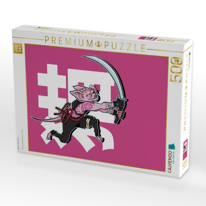 Kater Samurai - CALVENDO Foto-Puzzle'