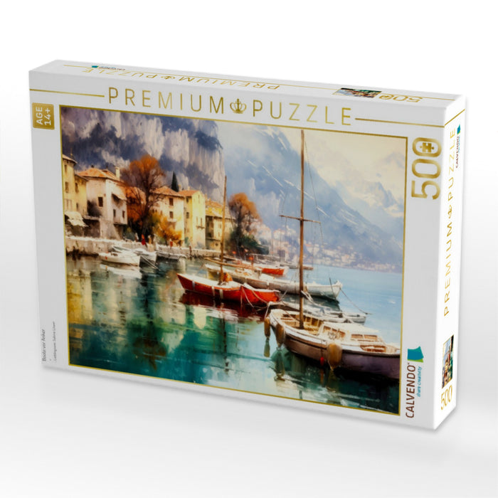 Boote vor Anker - CALVENDO Foto-Puzzle'