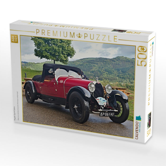 Bugatti Typ 44 Cabrio - CALVENDO Foto-Puzzle'