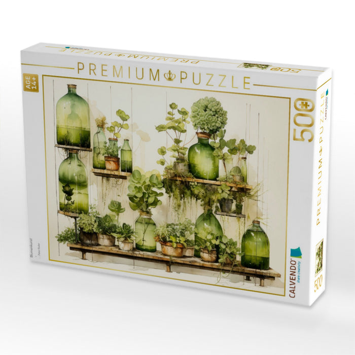 Blumenkunst - CALVENDO Foto-Puzzle'