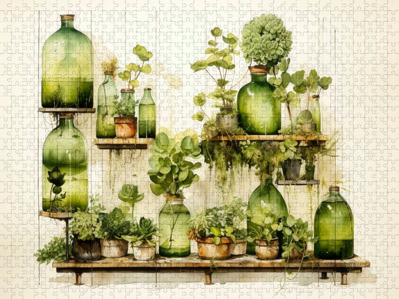 Blumenkunst - CALVENDO Foto-Puzzle'
