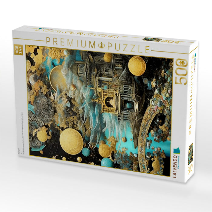 Tempel - CALVENDO Foto-Puzzle'
