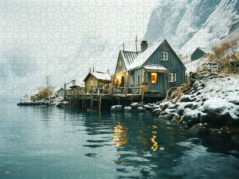 Nebeltag - CALVENDO Foto-Puzzle'