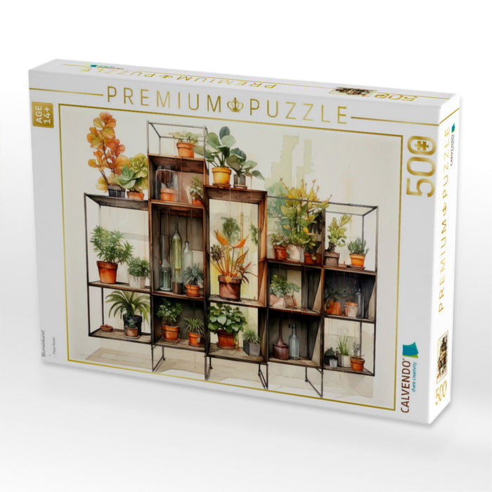 Blumenkunst - CALVENDO Foto-Puzzle'