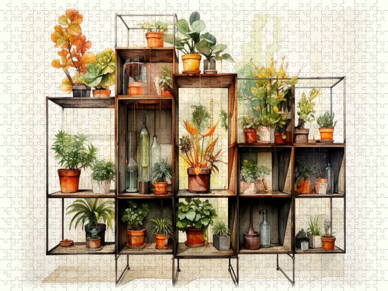 Blumenkunst - CALVENDO Foto-Puzzle'