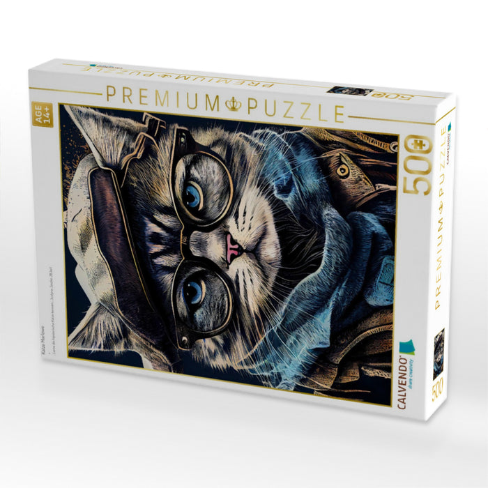 Katze Marlowe - CALVENDO Foto-Puzzle'