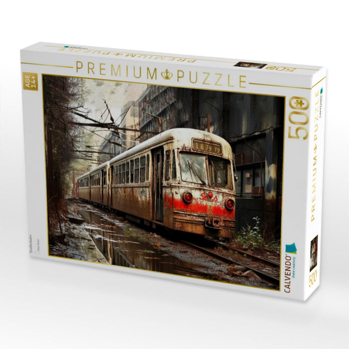 Straßenbahn - CALVENDO Foto-Puzzle'