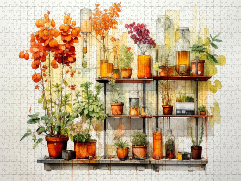 Blumenkunst - CALVENDO Foto-Puzzle'