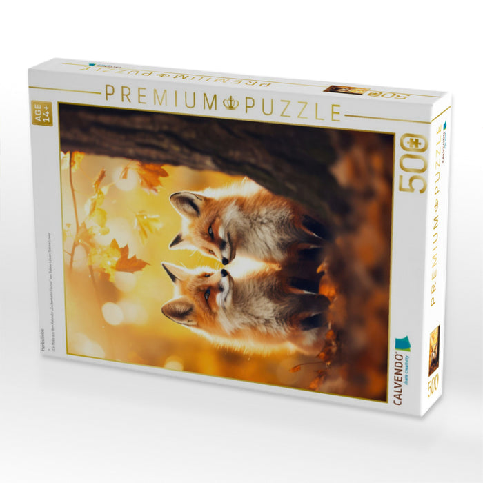 Herbstliebe - CALVENDO Foto-Puzzle'