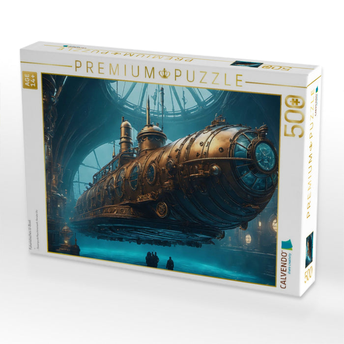 Futuristisches U-Boot - CALVENDO Foto-Puzzle'