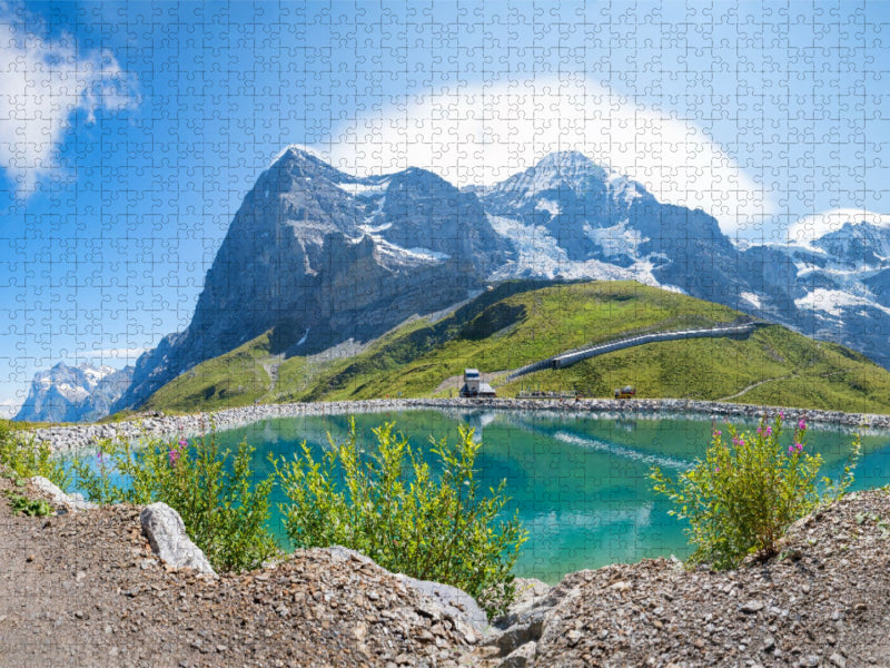 Fallbodensee Kleine Scheidegg - CALVENDO Foto-Puzzle'
