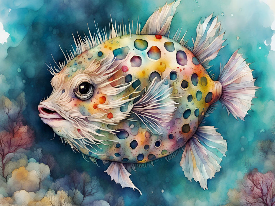 Kugelfisch - CALVENDO Foto-Puzzle'