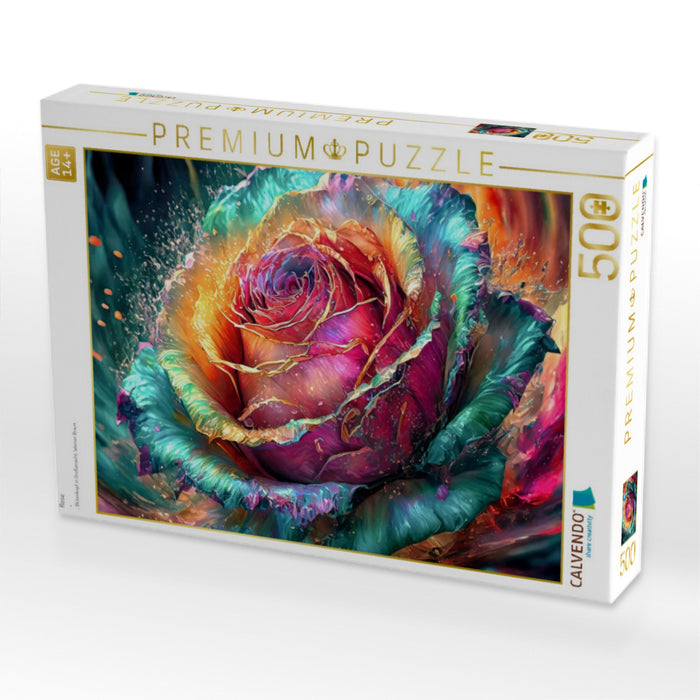 Rose - CALVENDO Foto-Puzzle'