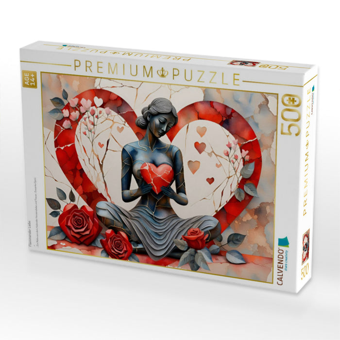 Flammender Liebe - CALVENDO Foto-Puzzle'