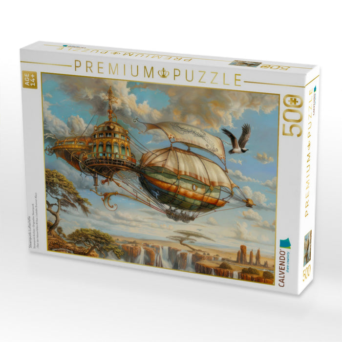 Steampunk-Luftschiffe - CALVENDO Foto-Puzzle'