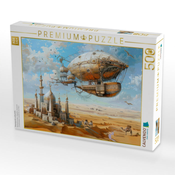 Steampunk-Luftschiffe - CALVENDO Foto-Puzzle'