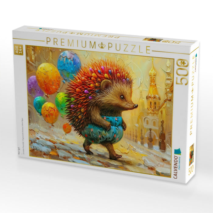 Herr Igel - CALVENDO Foto-Puzzle'