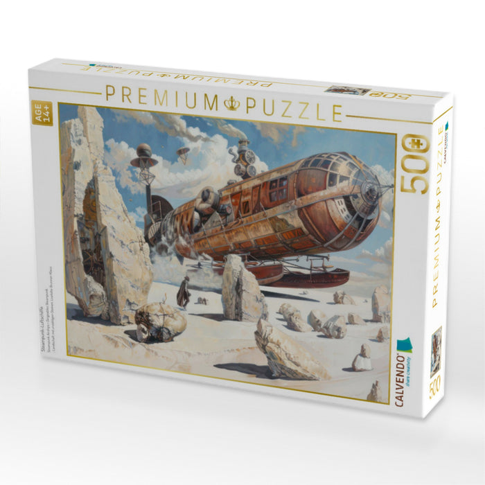 Steampunk-Luftschiffe - CALVENDO Foto-Puzzle'